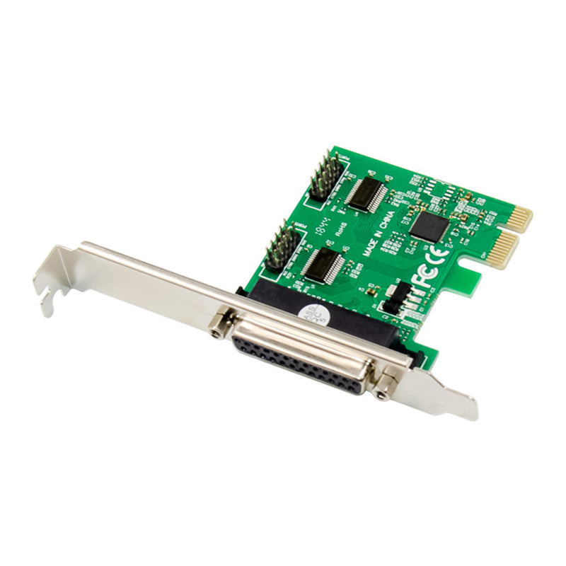 PCI-E X1 AX99100 2S1P Serial Parallel Controller Card COM1+LTP1 Parallel Serial Card Compatible with Linux, Windows 98SE / Me / NT4.0 / 2000