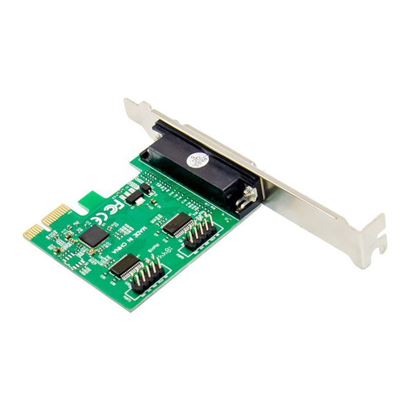 PCI-E X1 AX99100 2S1P Serial Parallel Controller Card COM1+LTP1 Parallel Serial Card Compatible with Linux, Windows 98SE / Me / NT4.0 / 2000