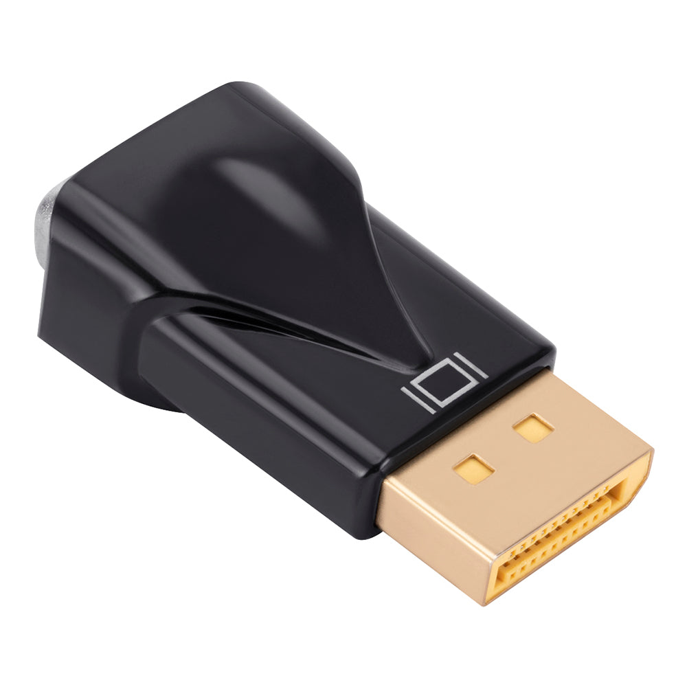 D29 DP to VGA Adapter Portable Mini DP to VGA Converter HD Displayport to VGA Adapter Cable Support 720P / 1080P Resolution