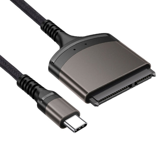 UC-146-SL 5Gbps USB-C to SATA 22-Pin Type-C Adapter Cable for 2.5inch Hard Disk Driver SSD Laptop (Total Length: 25cm)