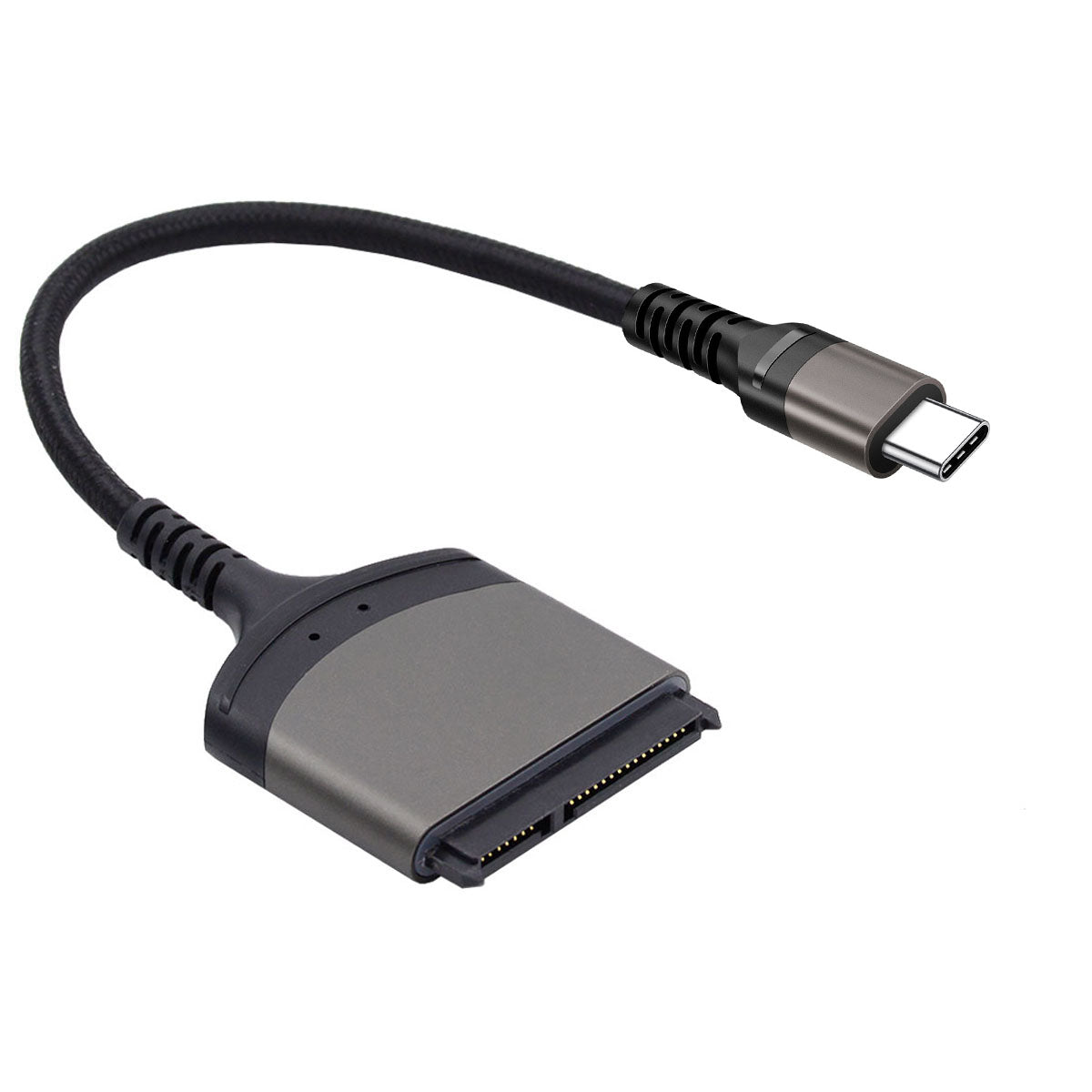 UC-146-SL 5Gbps USB-C to SATA 22-Pin Type-C Adapter Cable for 2.5inch Hard Disk Driver SSD Laptop (Total Length: 25cm)