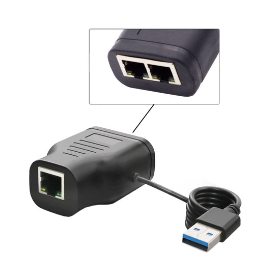UT-015 100Mbps STP UTP RJ45 8P8C Plug to Dual RJ45 Hub Splitter Networ ...