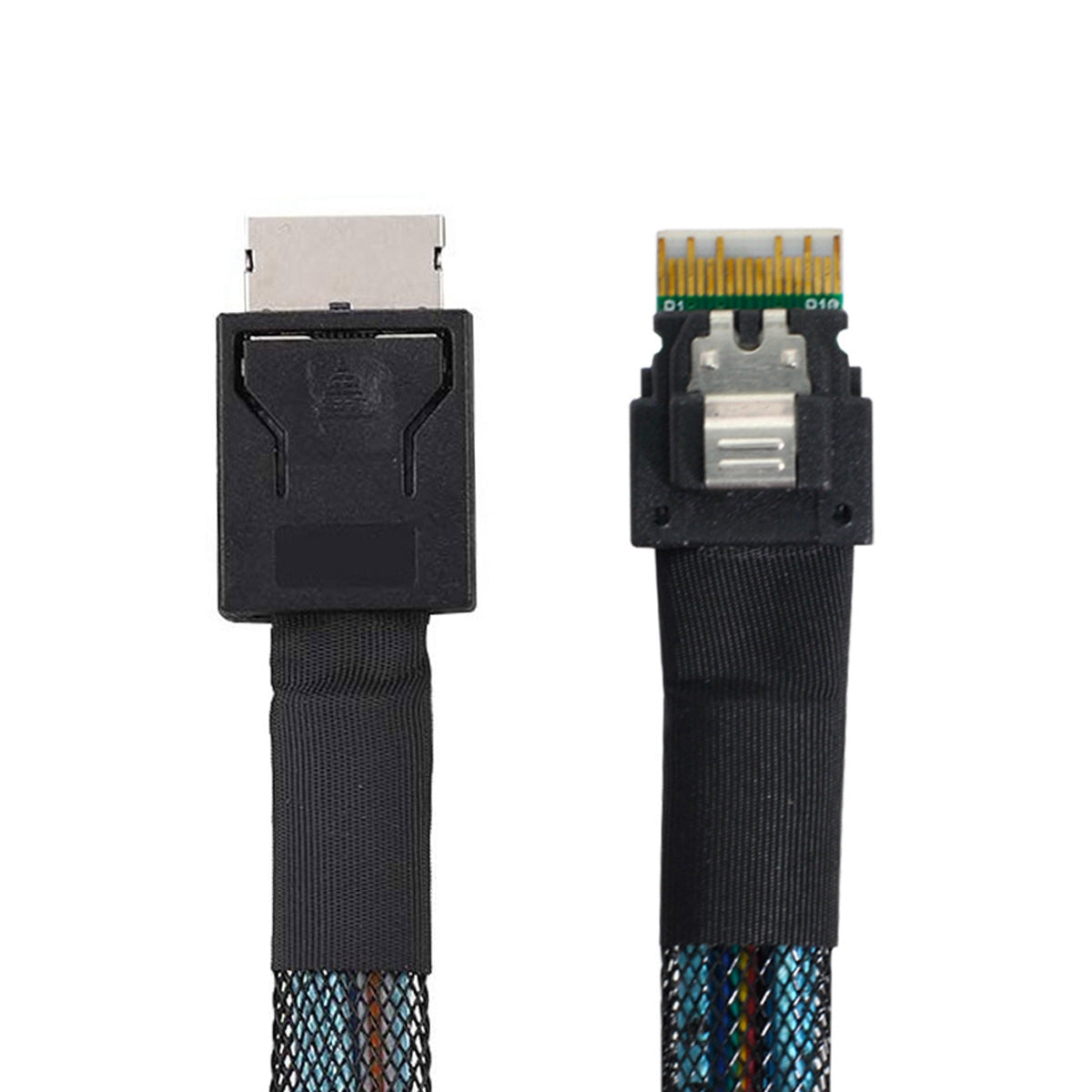 SF-060-0.5M 50cm OcuLink PCIe PCI-Express SFF-8611 4i to SFF-8654 Slimline SSD Data Active Cable