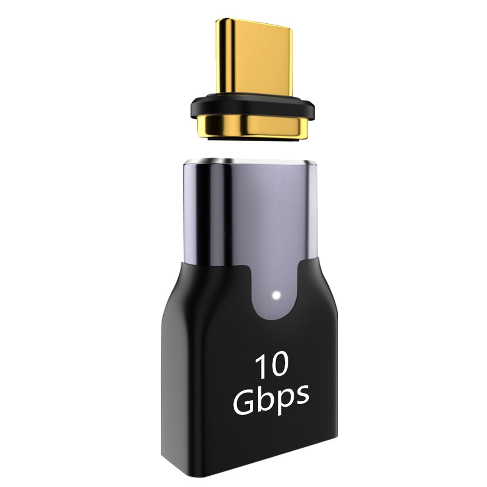 UC-028-AFB Magnetic Connector Type-C Male to USB 3.0 Female 10Gbps Data Transfer Adapter for Laptop Phone