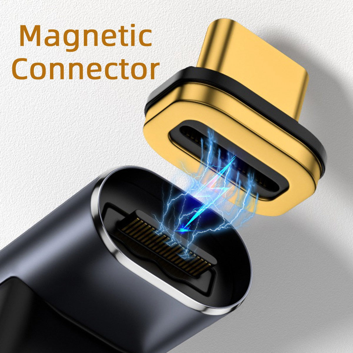UC-028-AFO Opposite U-Shape Back Angled Connector Magnetic USB-C Adapter Type-C Male to USB Female 10Gbps Data Transmission Convertor