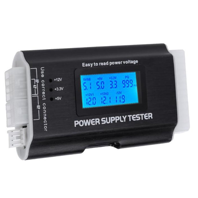 Digital LCD Display PC Computer Power Supply Tester ATX Measuring Checker Diagnostic Tool