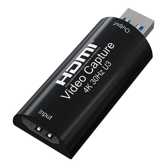 USB 3.0 to HDMI Audio Video HD Capture Card Multi-function 4K / 30HZ Video Recorder Capture Device for Game Live Streaming / Recording