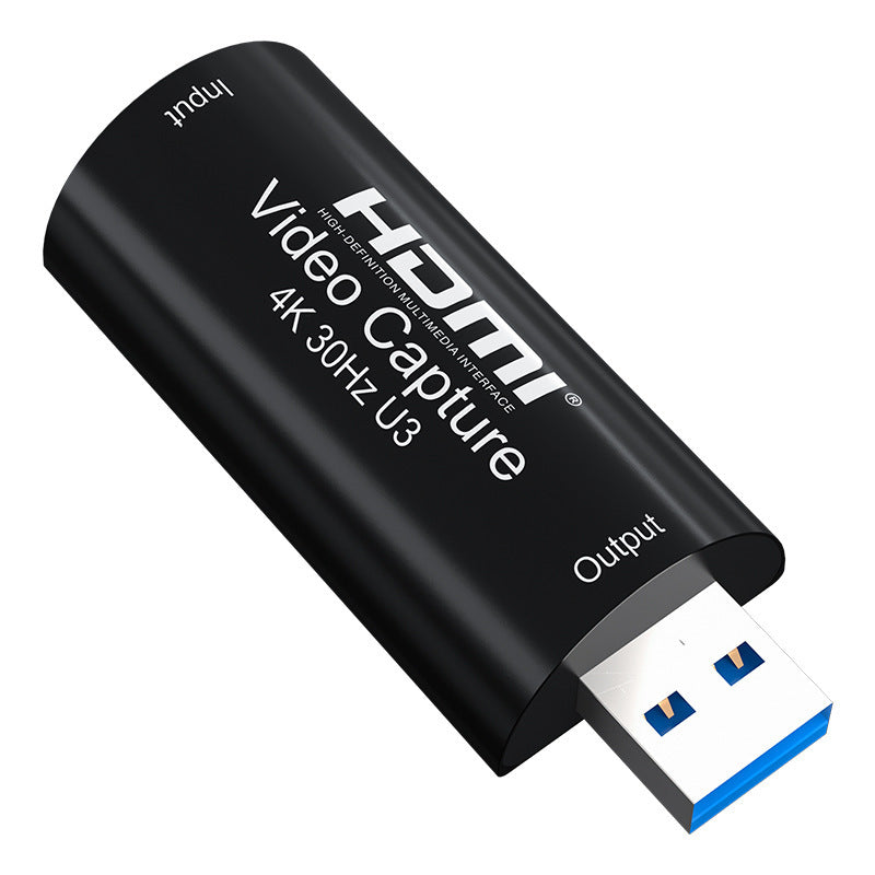 USB 3.0 to HDMI Audio Video HD Capture Card Multi-function 4K / 30HZ Video Recorder Capture Device for Game Live Streaming / Recording