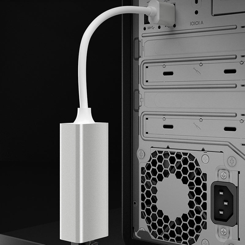 USB3.0 to RJ45 Gigabit Network Adapter Aluminum Alloy Network Cable Connector