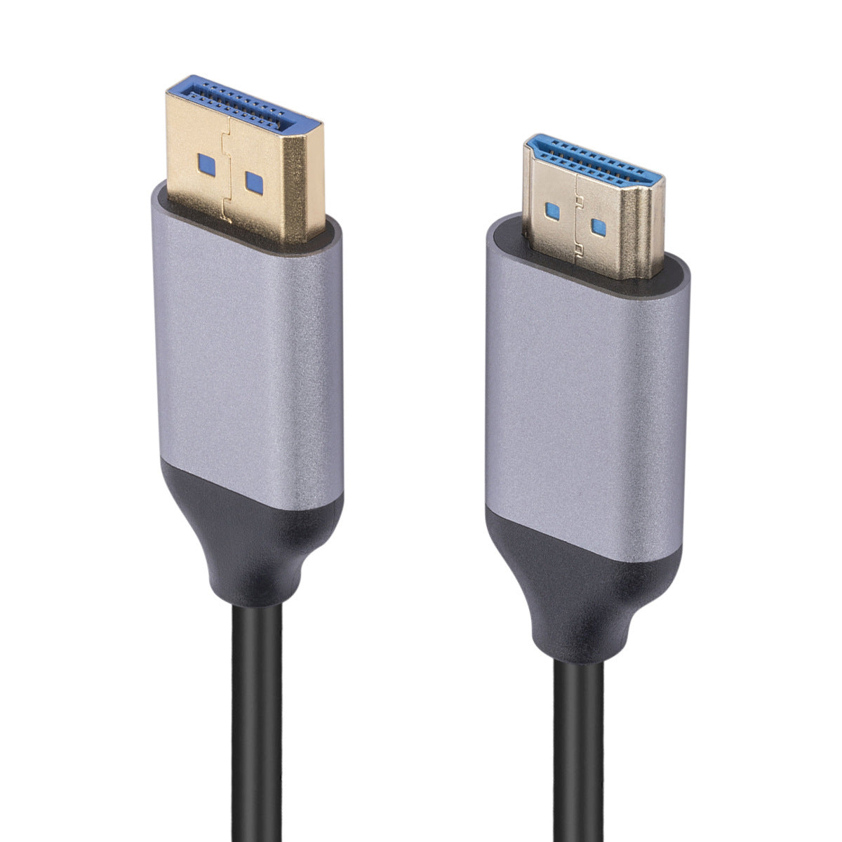 WT02 1.8m 4K DisplayPort to HDMI Cable DP1.2 to HDMI Male Video UHD 4K@60Hz Uni-Directional Cord for Monitor, Projector, TV