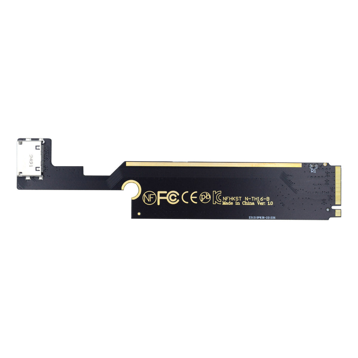 PCI-E 3.0 M.2 M-key to Oculink SFF-8612 SFF-8611 Host Adapter for ThinkBook 16+ Laptop External Graphics Card &amp; SSD