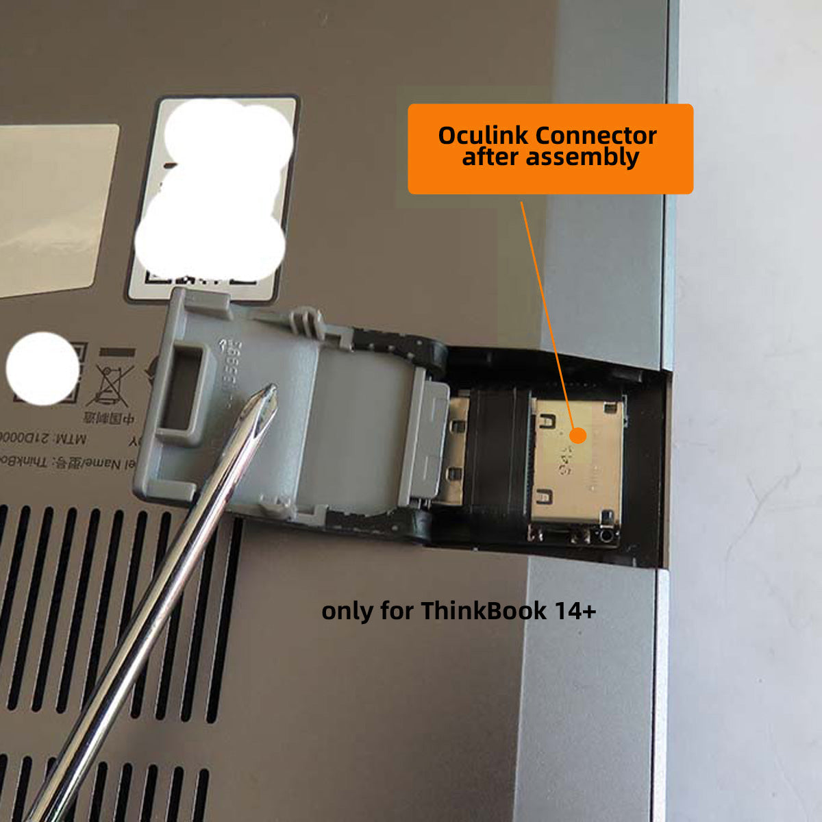 PCI-E 3.0 M.2 M-key to Oculink SFF-8612 SFF-8611 Host Adapter for ThinkBook 14+ Laptop External Graphics Card &amp; SSD