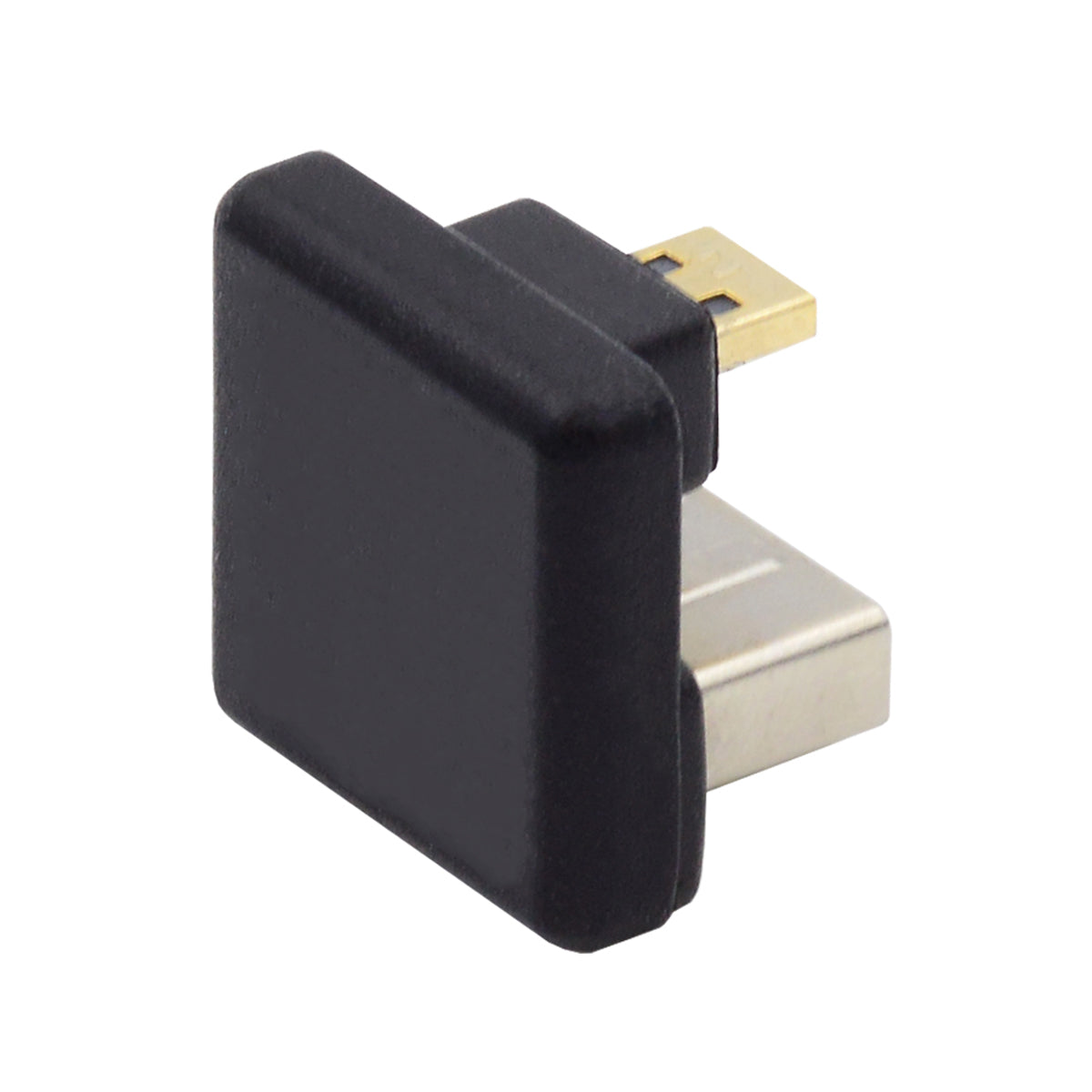 HD-020-DN 360-Degree Down Angled Micro HDMI 1.4 Male to HDMI Female Extension Adapter Converter
