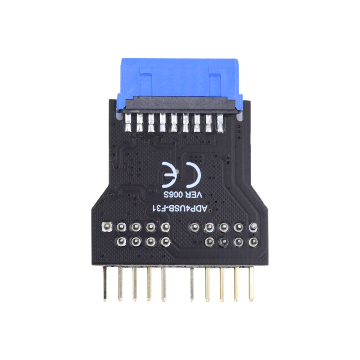 U3-022 Motherboard 19Pin USB 3.0 Header 1 to 2 USB2.0 9Pin Extension HUB Connector Adapter
