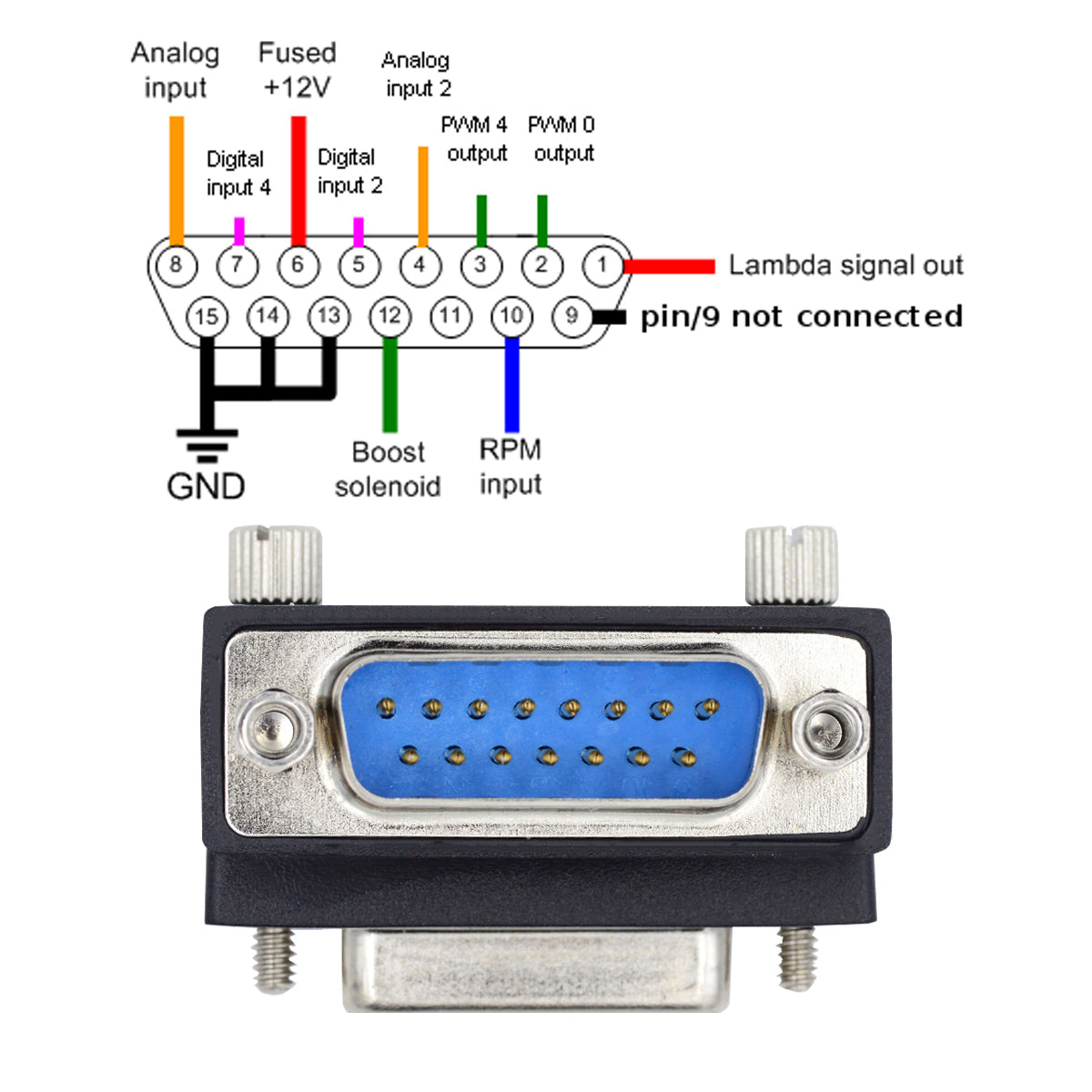 DB-017-DN DSUB D-subminiature 15Pin Male Nut to Female Screw Extension Adapter DB Connector 90 Degree Angled
