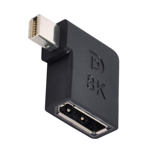 DP-036-8K05 Mini DisplayPort 1.4 Male to DP Female 8K 60hz 7680*4320 Ultra HD Elbow Adapter for PC Laptop Monitor