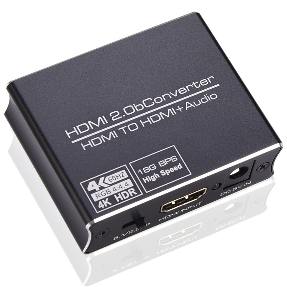 NK-330M HDMI to HDMI+Audio Converter K60PS5 to Optical 5.1 Audio 3.5 Headset Split to Amplifier Audio Adapter
