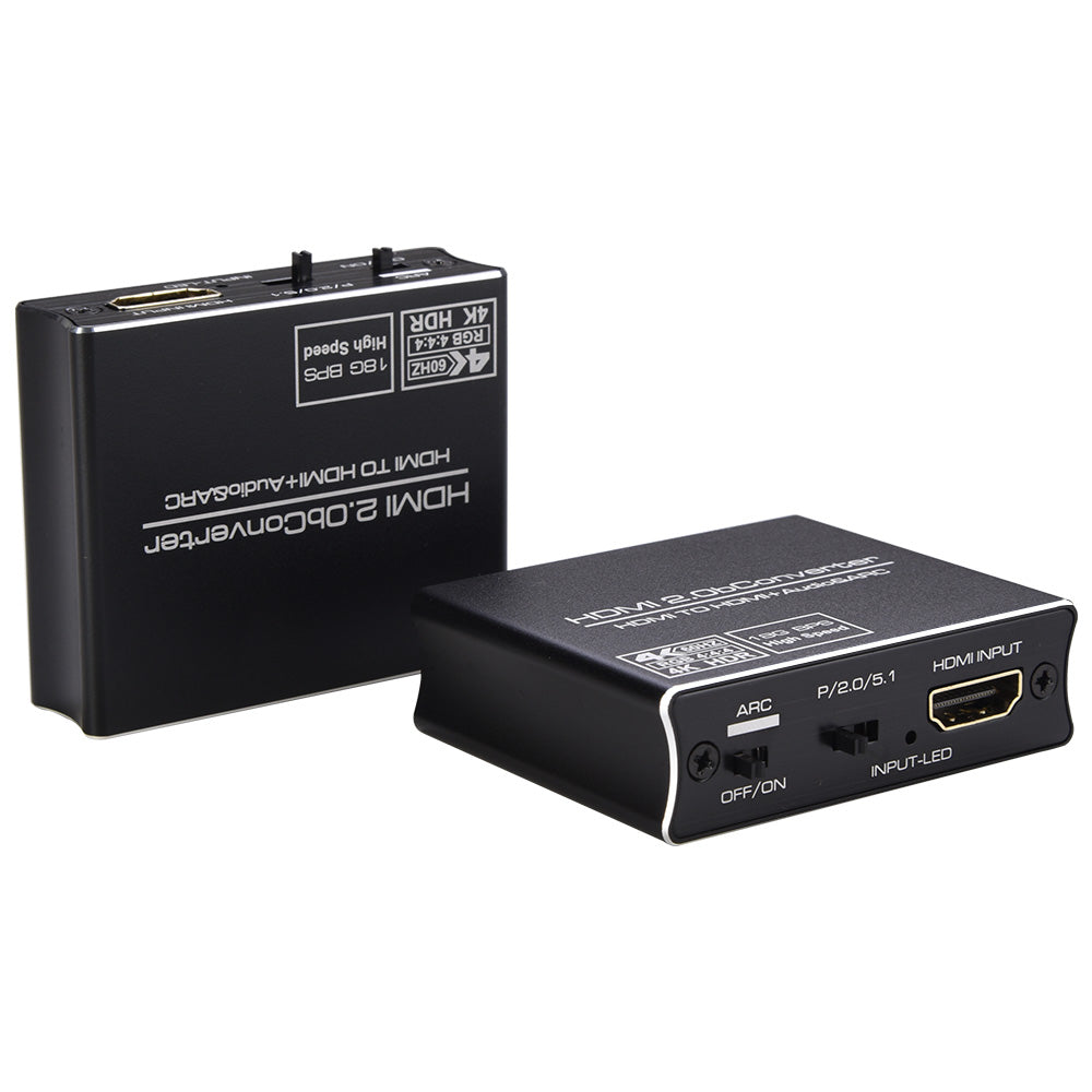 HDMI to HDMI + Audio &amp; ARC Adapter HDMI Converter HDMI Audio Splitter K60PS5 to Optical 5.1 Audio 3.5 Headset Split to Amplifier Audio