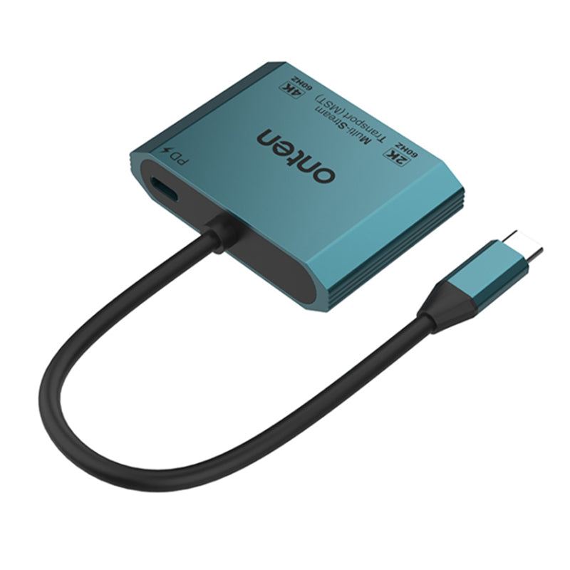 ONTEN M205 3-in-1 Type-C to HD+VGA Adapter Cable with PD Fast Charging USB-C Video Converter - Blue