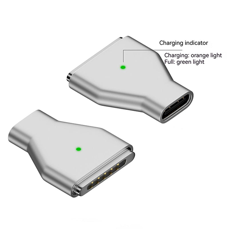 Type-C Female to for Magsafe 3 Magnetic Charging Adapter 140W PD Converter for Macbook Pro - Straight