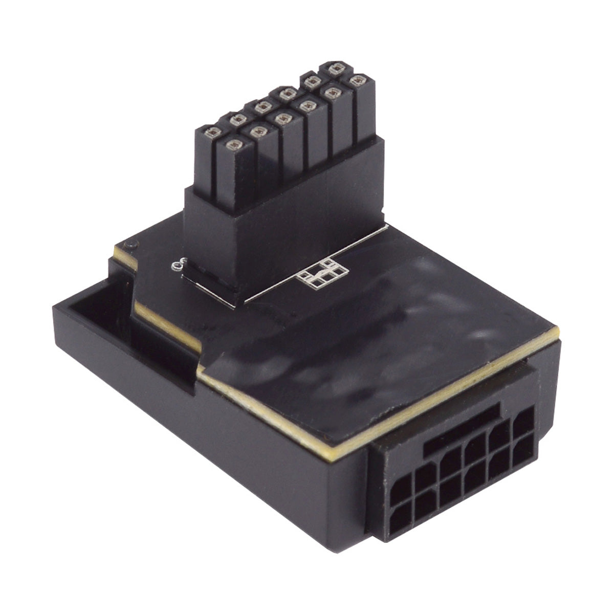 PW-047-UP 12VHPWR ATX3.0 PCI-E 5.0 Power Modular Male to Female Adapter for 16Pin 12+4P Graphics Card - Black