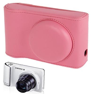 Leather Camera Case Bag for Samsung EK-GC100 (Pink)