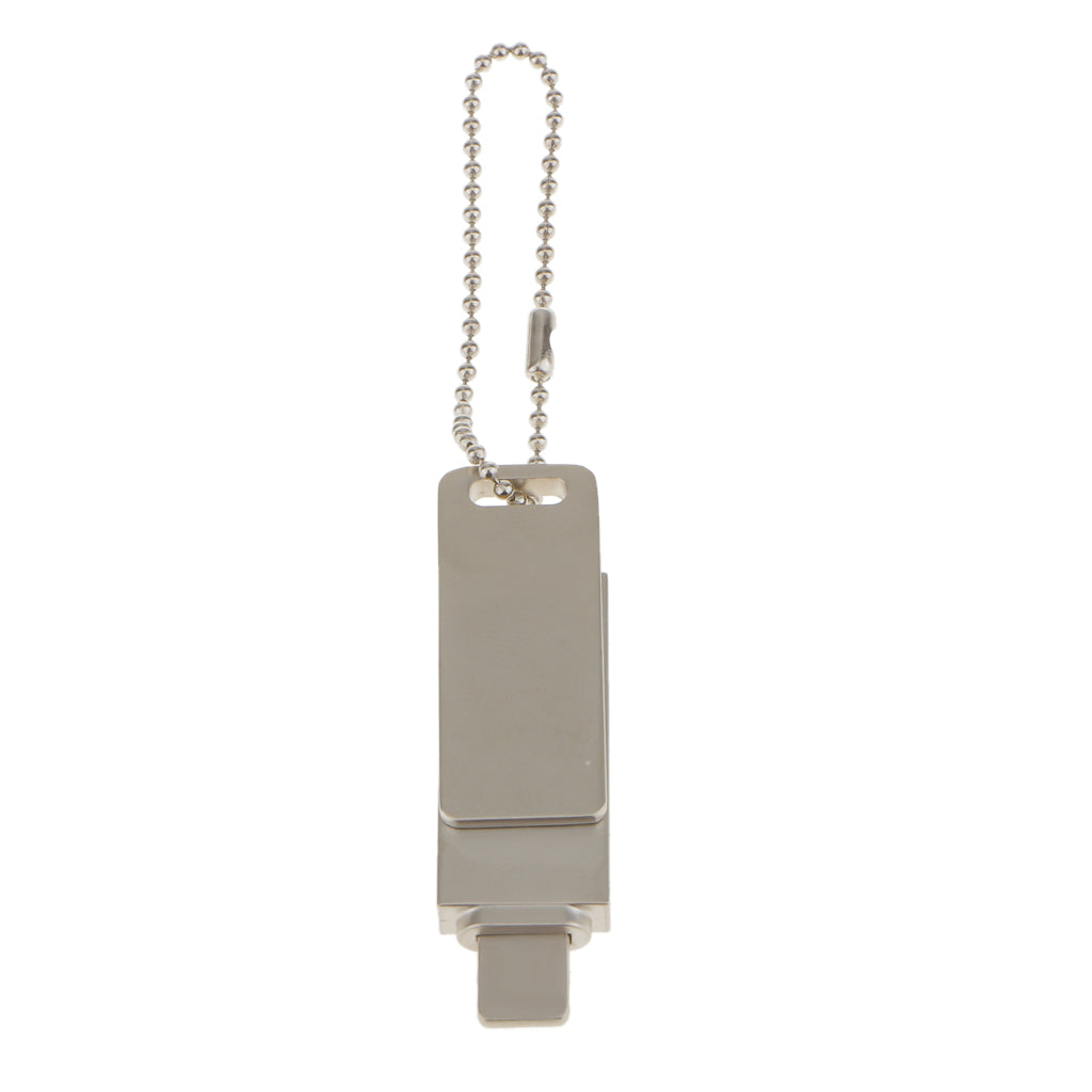 2in 1 Metal Flash U Disk USB Memory Stick Drive for iPhone 7 Plus 6 iPad 16G