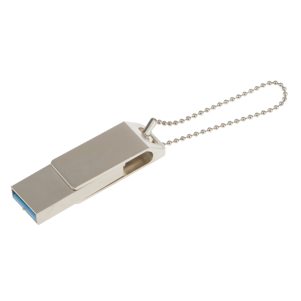 2in 1 Metal Flash U Disk USB Memory Stick Drive for iPhone 7 Plus 6 iPad 16G
