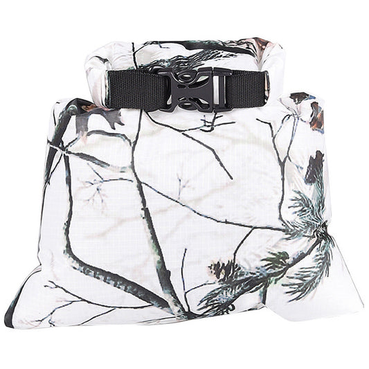 Uniqkart Ultra-light Waterproof Dry Bag Storage Bag for Swimming Trekking Sailing Canoe Camping, 22.5*29cm - White/Camouflage