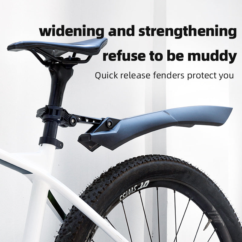 Rockbros 28210004001 1 Pair 24-inch Bicycle Fender Front and Rear MTB Bike Mudguard