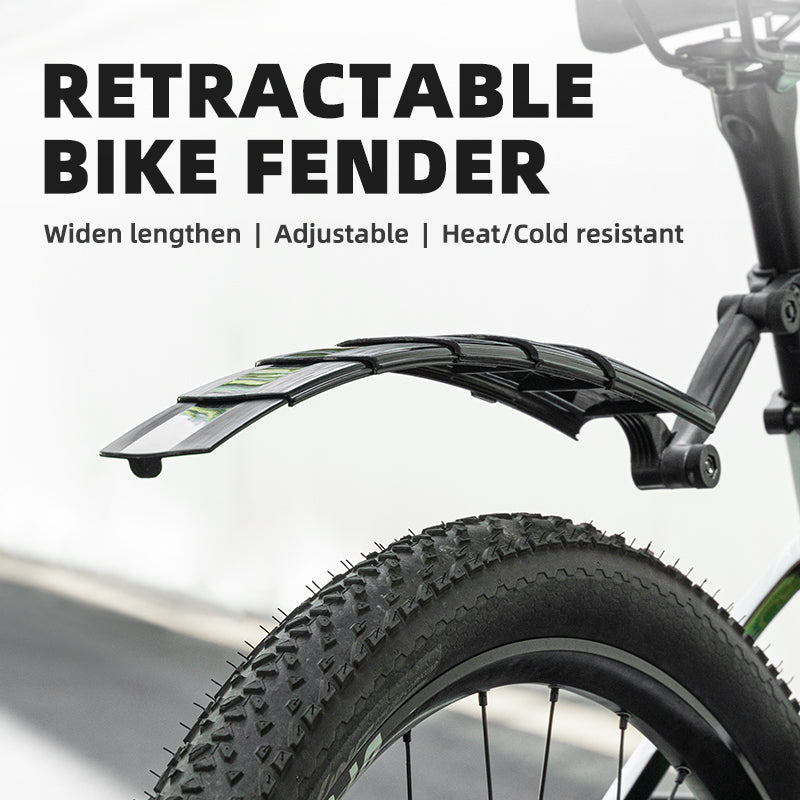 Rockbros FK-810 1 Pair Adjustable MTB Front and Rear Mudguards Retractable Bicycle Fender