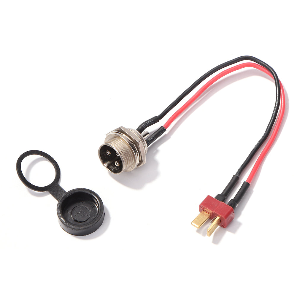 Uniqkart for KUGOO M4 10inch Electric Scooter Charging Interface Power Cable Charging Socket Port Plug - T Head