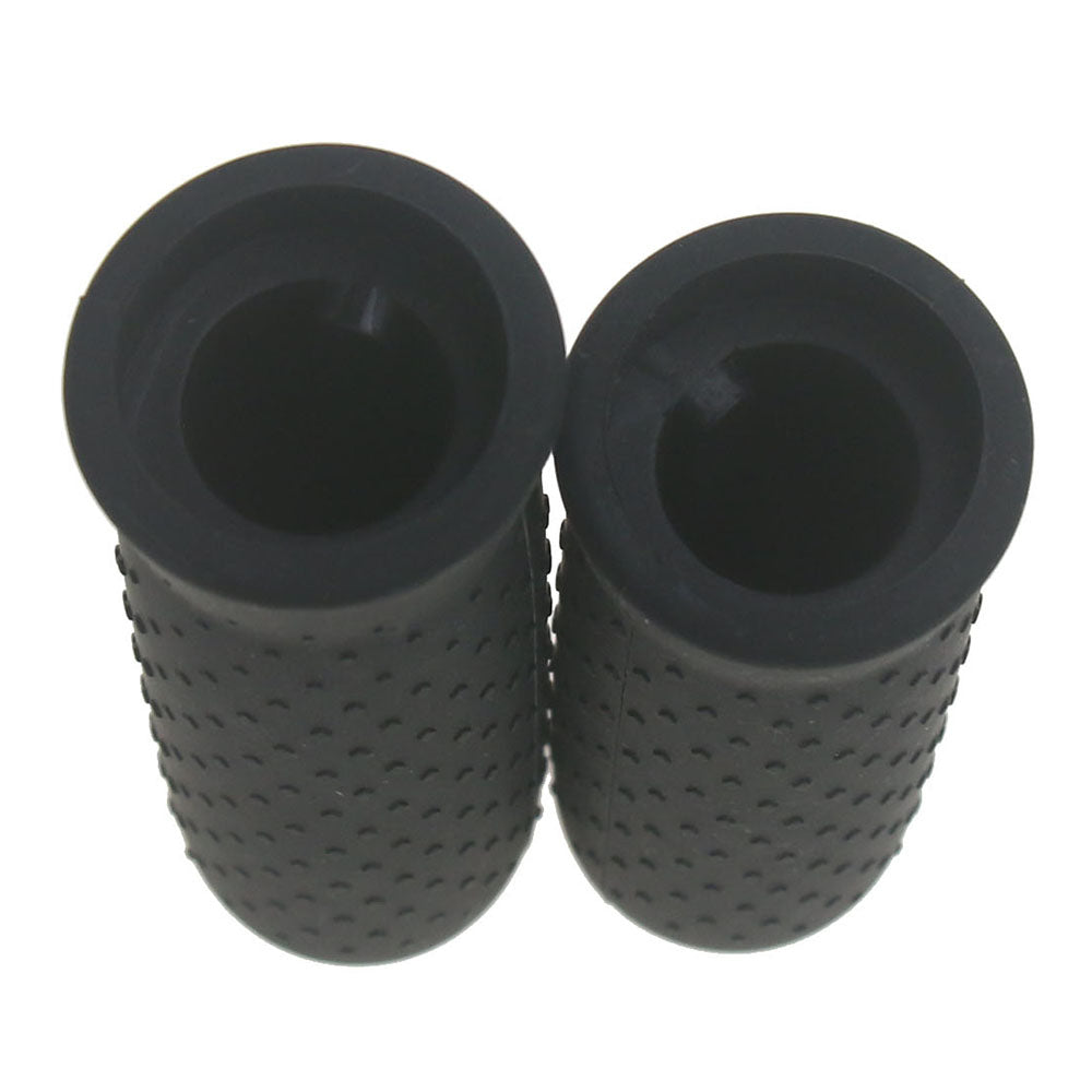 1 Pair Rubber Handlebar Grip for Ninebot Max G30, Electric Scooter Anti-slip Handlebar Grip Cover - Grey