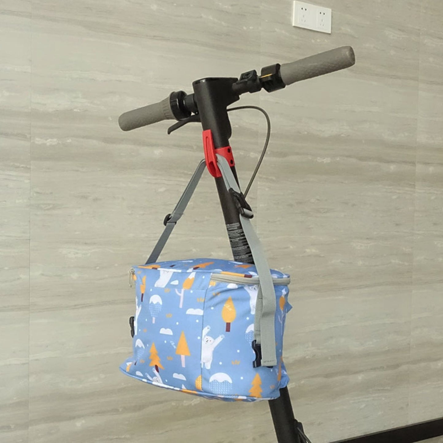 Nylon Hook for Ninebot Max G30 Electric Scooter Storage Hook Hanging Bag Claw Hanger - Red