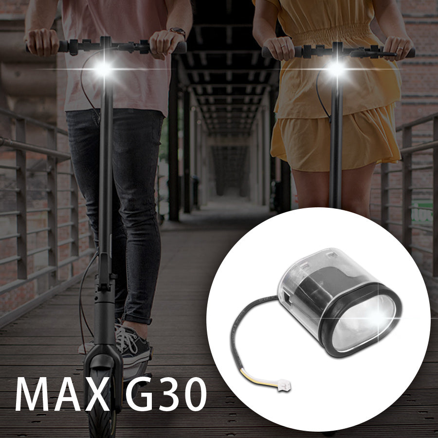 Scooter Headlamp Headlight Assembly Kit for Ninebot Max G30 Electric Scooter Front Lamp LED Light