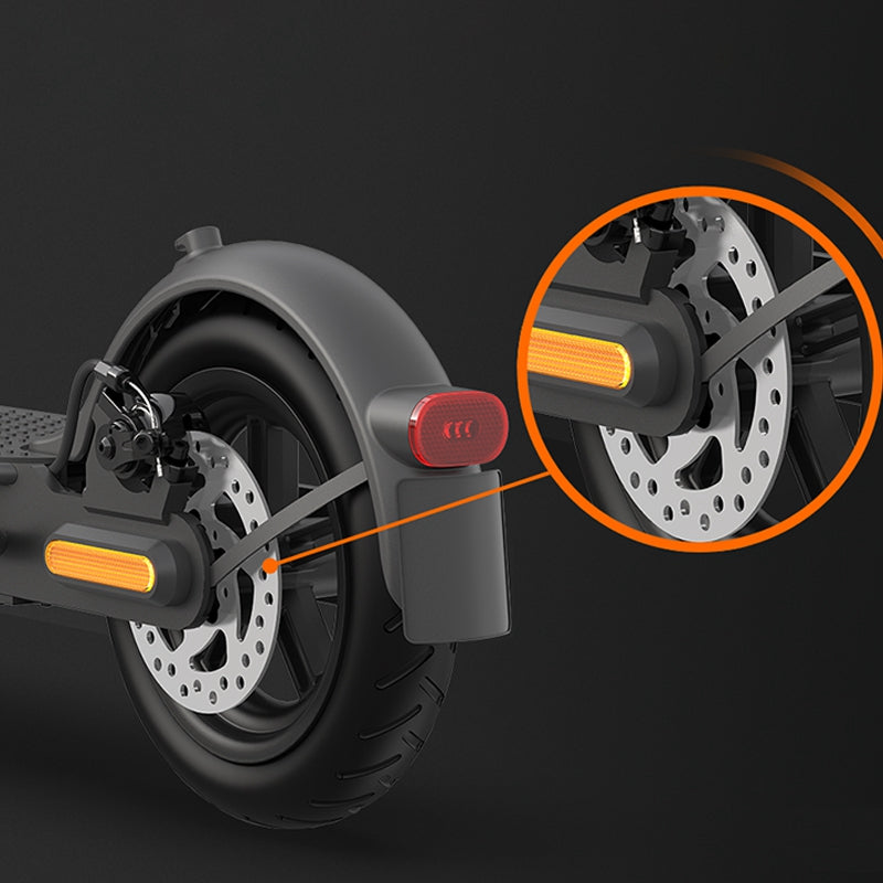 Uniqkart for Xiaomi M365/Pro/1S/Pro2 Electric Scooter Rear Wheel Reflective Cover Side Protective Shell