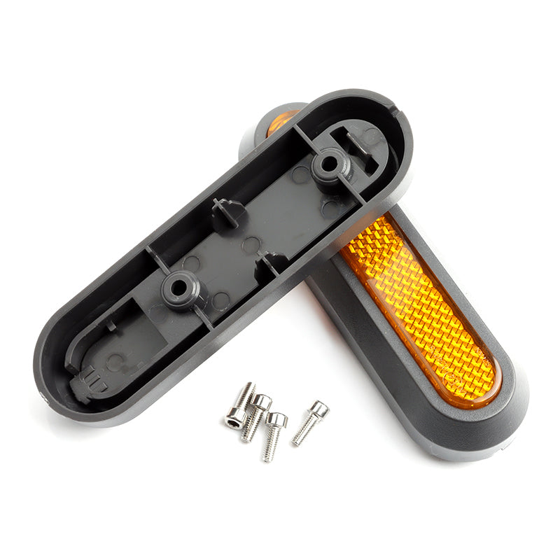 Uniqkart for Xiaomi M365/Pro/1S/Pro2 Electric Scooter Rear Wheel Reflective Cover Side Protective Shell