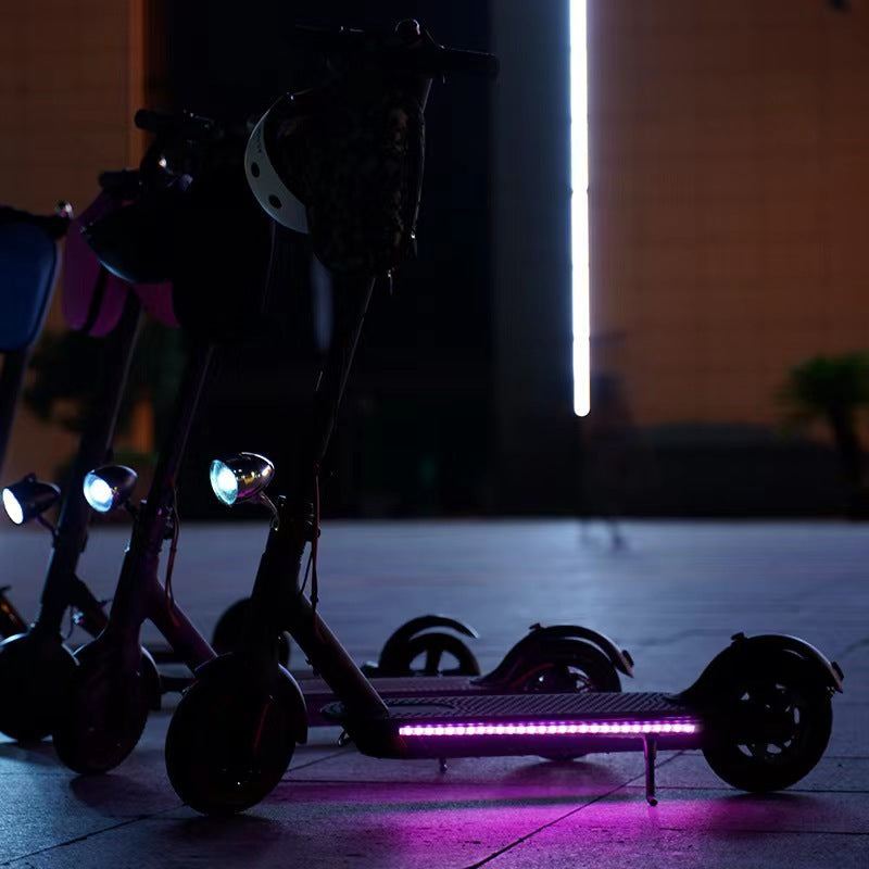 Uniqkart for Xiaomi M365 Electric Scooter High Bright LED Strip Light Battery Powered Colorful Light Rope