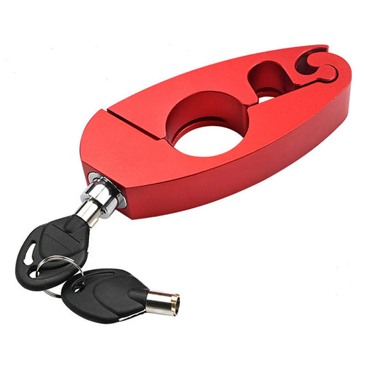 Uniqkart for Xiaomi M365 / Ninebot ES2 / ES3 / ES4 Safety Lock Electric Scooter Handlebar Lock Anti-theft Lock - Red