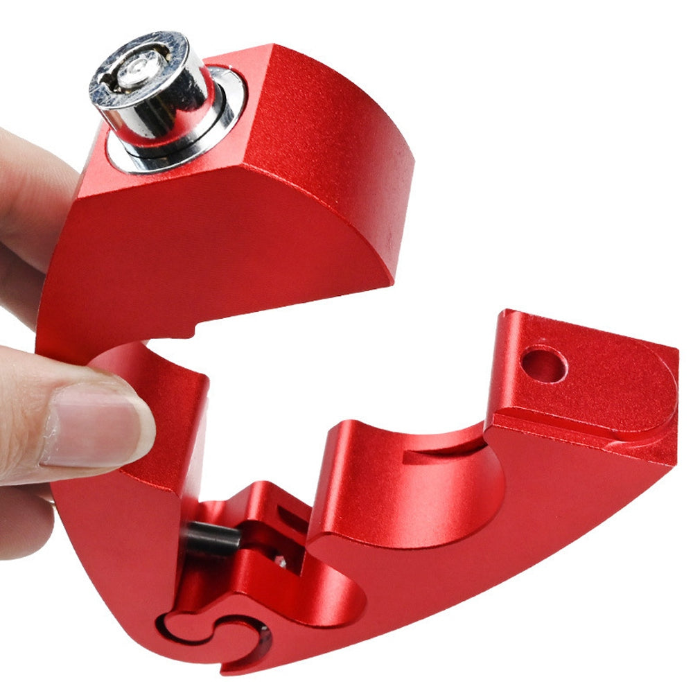 Uniqkart for Xiaomi M365 / Ninebot ES2 / ES3 / ES4 Safety Lock Electric Scooter Handlebar Lock Anti-theft Lock - Red
