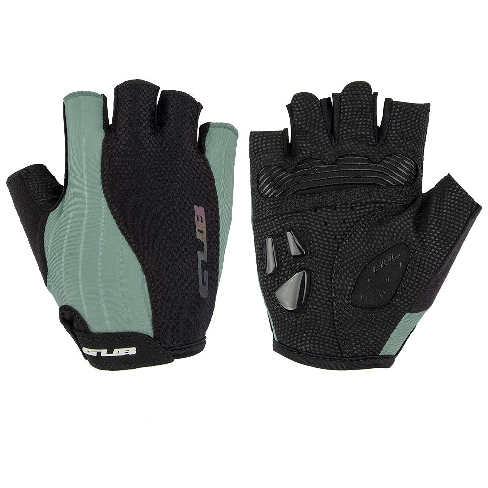 S026 Half Finger Cycling Gloves Teenager Mountain Road Bike Bicycle Breathable Non-slip Gloves - Army Green / M