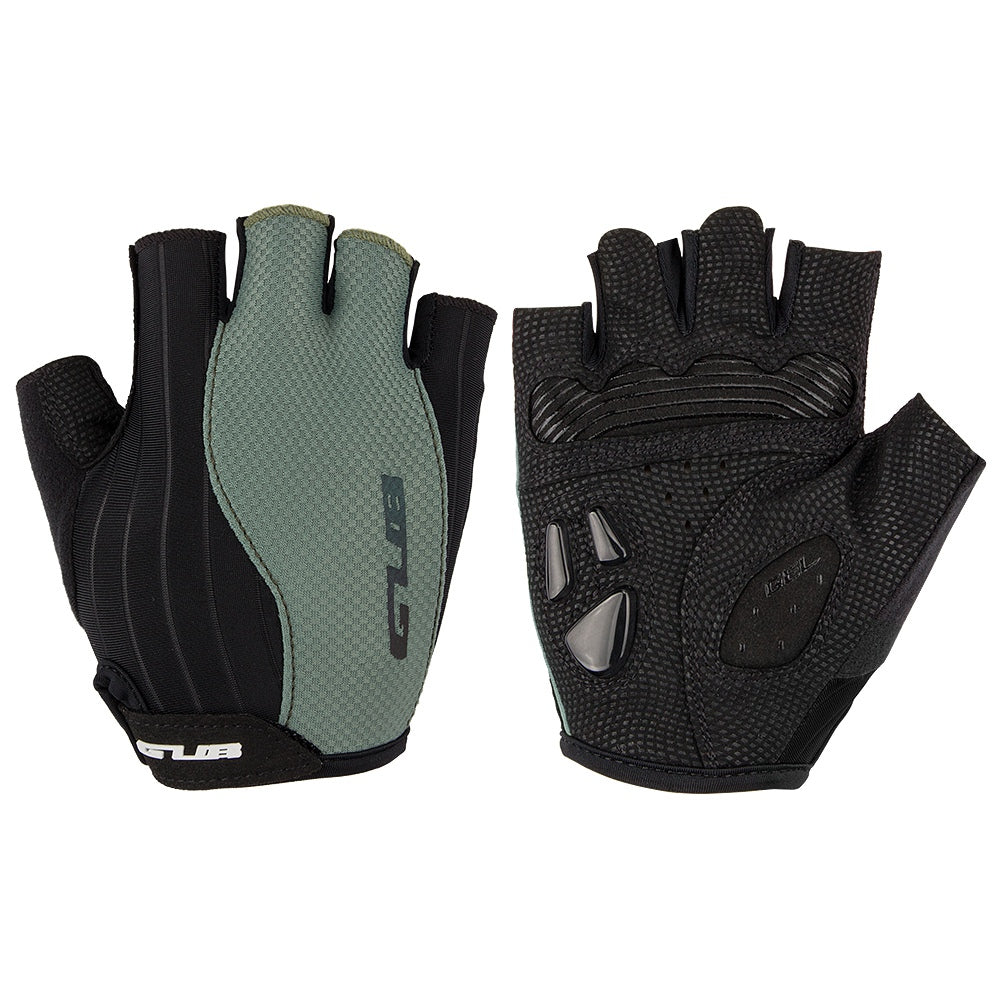 S026 Half Finger Cycling Gloves Teenager Mountain Road Bike Bicycle Breathable Non-slip Gloves - Black / L