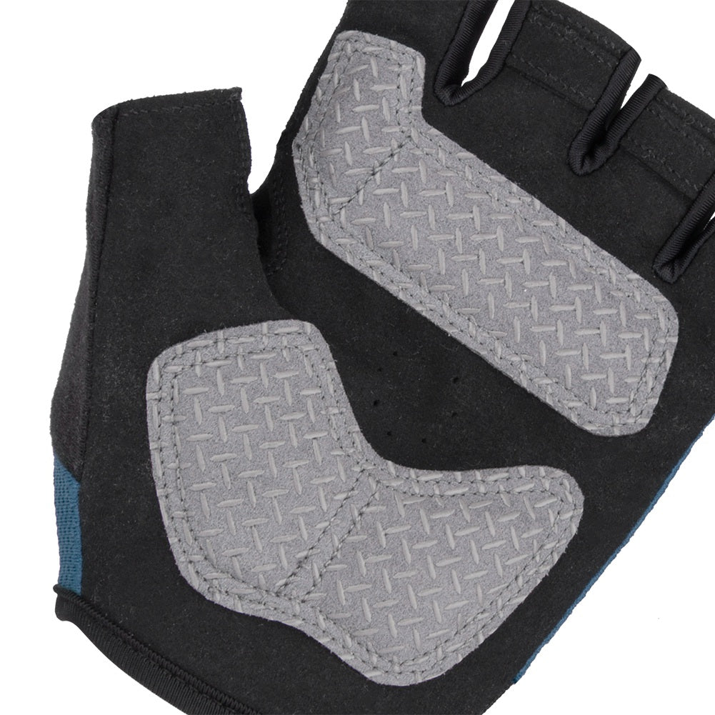 S056 1Pair Half Finger Bicycle Gloves Wear-resistant Anti-slip Gloves Breathable Hands Protective Gear for Cycling Riding - Navy Blue / M
