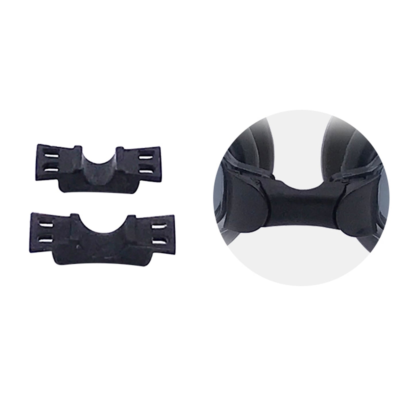 Jiejia AM100 Swimming Goggles HD Waterproof Glasses Anti-Fog Anti-UV Eyeglasses - Black / Grey
