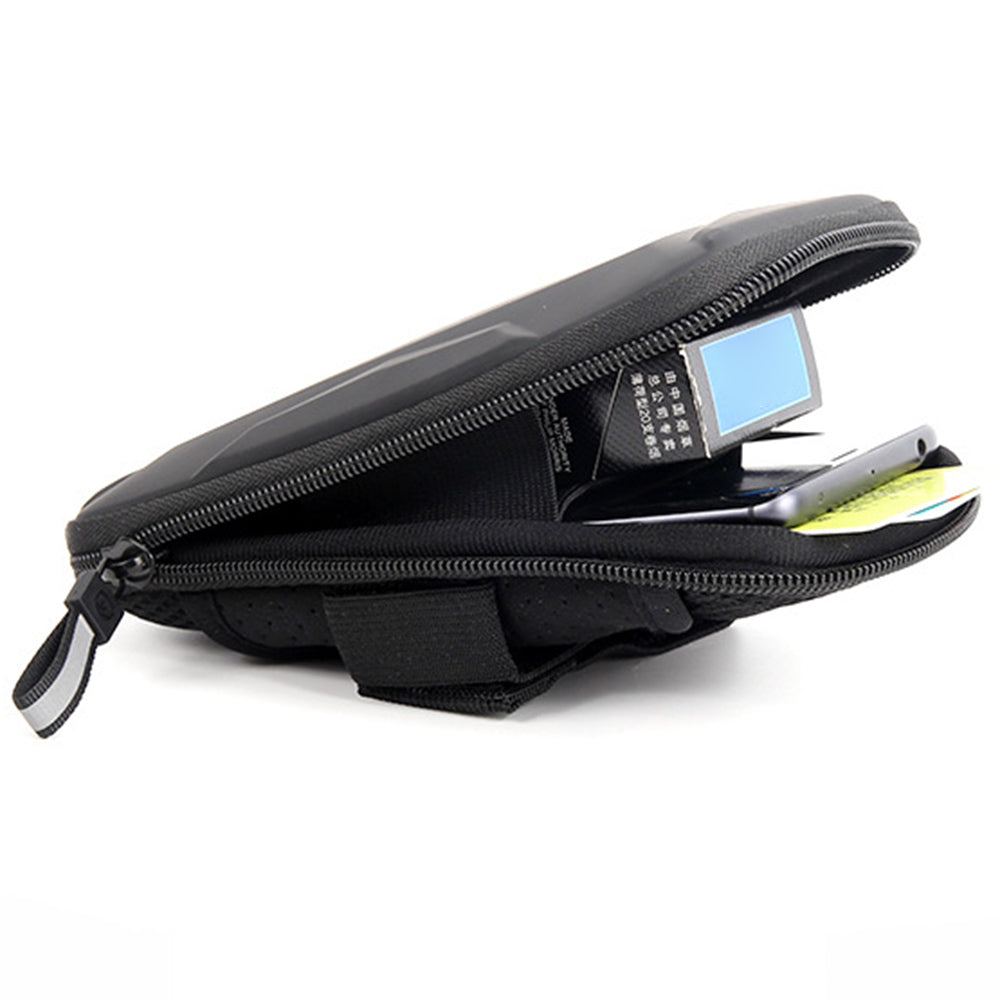 Uniqkart 5 inch Phone Holder Running Armband Waterproof Phone Sleeve Gym Bag Sports Arm Band - Black