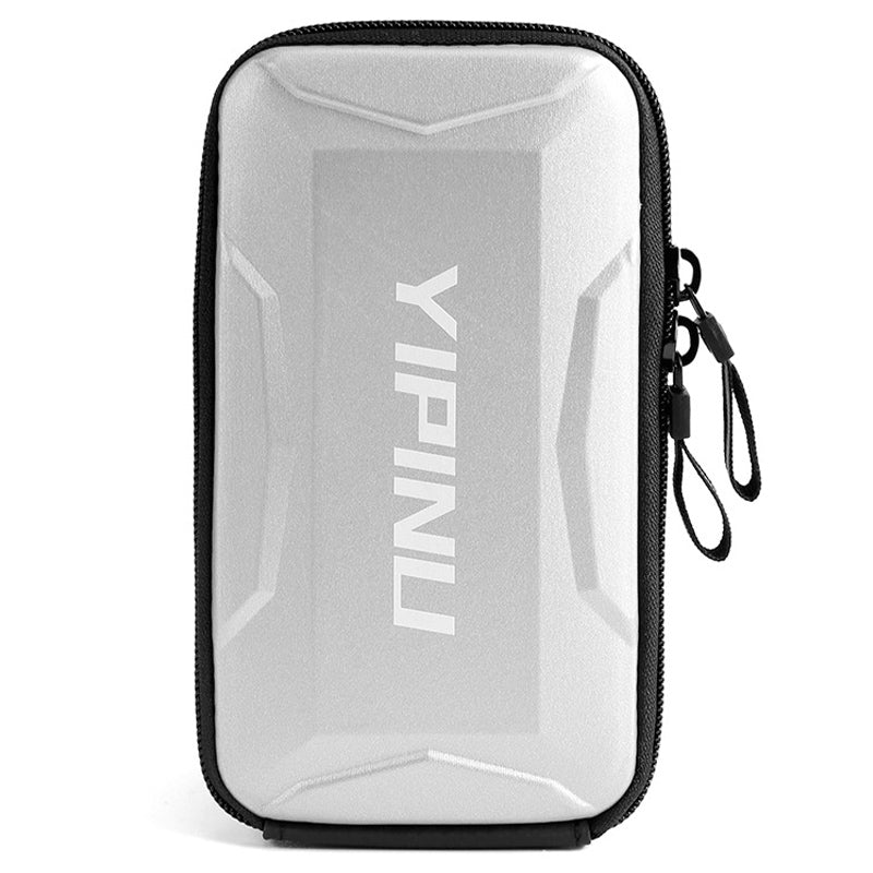 Uniqkart 5 inch Phone Holder Running Armband Waterproof Phone Sleeve Gym Bag Sports Arm Band - Silver