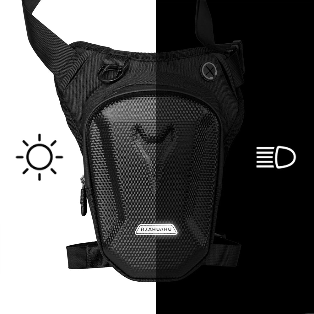 Hard Shell Waterproof Motorcycle Riding Cycling Leg Bag Phone Tools Storage Messenger Bag