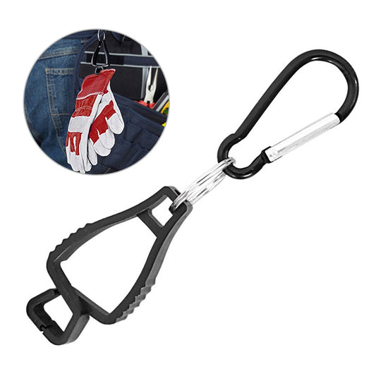Uniqkart STJ-001-BK Safety Work Glove Clips Outdoor Work Belt Clip for Glasses Hats Helmets Towel Tool