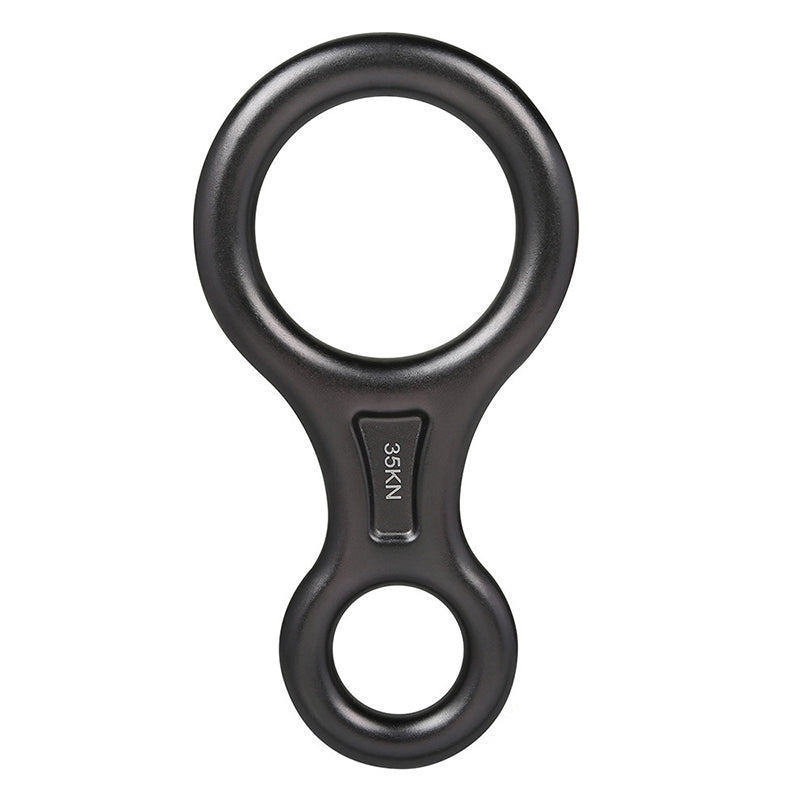Xinda TP8601P 35KN Aluminum Alloy 8 Descender Heavy Duty Climbing Gear Downhill Equipment Rigging Plate - Grey