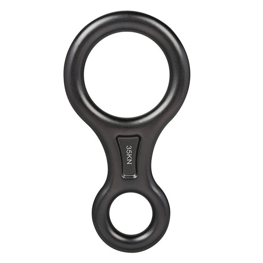 Xinda TP8601P 35KN Aluminum Alloy 8 Descender Heavy Duty Climbing Gear Downhill Equipment Rigging Plate - Grey